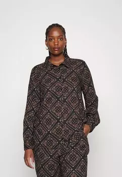 Рубашка ONLY Carmakoma, черный