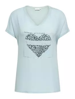 Рубашка ONLY Carmakoma, светло-синий