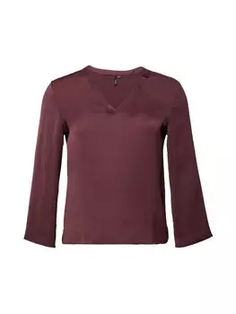 Рубашка ONLY Curve, темно-красный