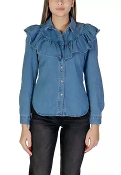 Рубашка ONLY джинсовая, синий