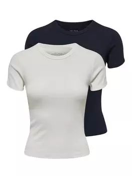 Рубашка ONLY EASY, цвет Night blue/White