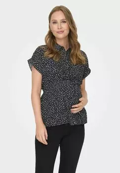 Рубашка ONLY MATERNITY MANCHES COURTES, черный