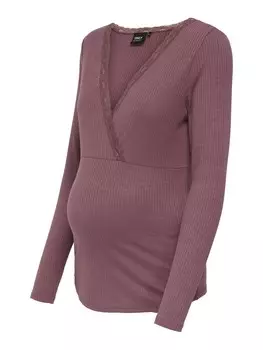 Рубашка Only Maternity OLMIpass, коричневый