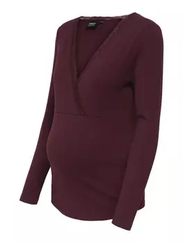 Рубашка Only Maternity OLMIPass, красный