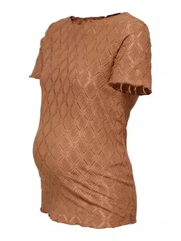 Рубашка Only Maternity OLMJunila, светло-коричневый