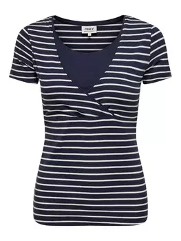 Рубашка Only Maternity, темно-синий