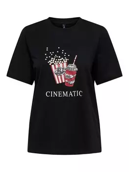 Рубашка ONLY ONLBurst Popcorn, черный