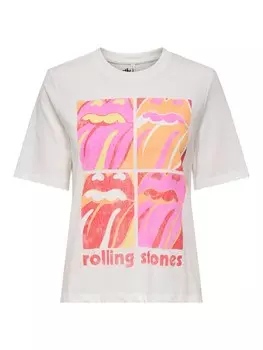 Рубашка ONLY ONLROLLING STONES, белый