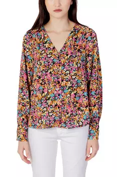 Рубашка ONLY с цветочным принтом, розовый