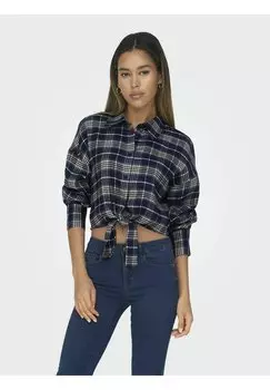 Рубашка ONLY, синий/мультиколор