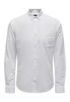 Рубашка Only & Sons, белый