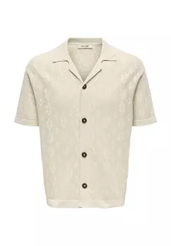 Рубашка Only & Sons, бежевый