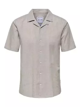 Рубашка Only&Sons, бежевый