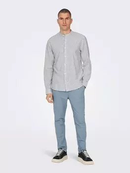 Рубашка ONLY & SONS, цвет grau/wei