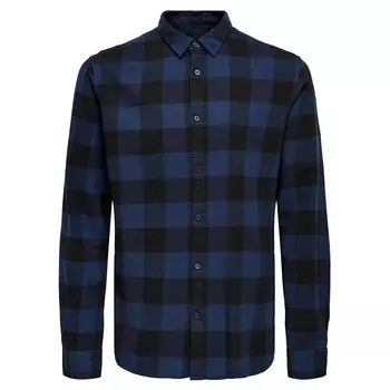 Рубашка Only & Sons Gudmund Life Checked, синий