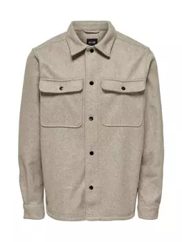 Рубашка Only&Sons Hemd 'Ash', бежевый