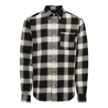 Рубашка Only & Sons Ral Slim Check, коричневый
