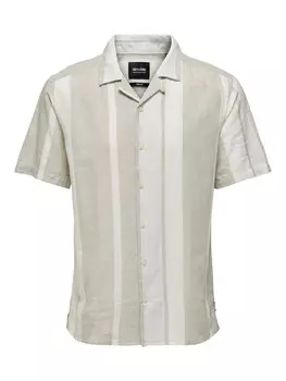 Рубашка Only & Sons Regular fit Button Up Caiden, хаки