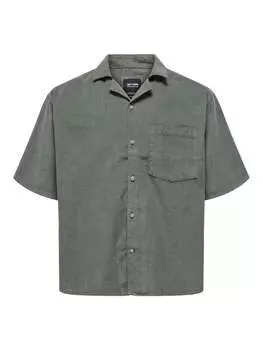 Рубашка Only & Sons, серый