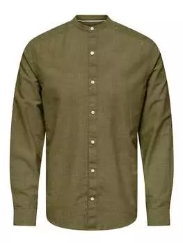 Рубашка Only&Sons, темно-зеленый