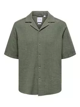 Рубашка Only&Sons, зеленый