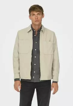 Рубашка ONSALP Only & Sons, серебристый