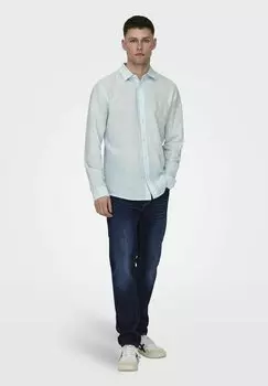 Рубашка Onscaiden Solid Noos Only, кашемир синий