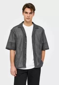 Рубашка ONSNOVAK RESORT ZIG ZAG Only & Sons, серый