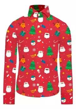 Рубашка OppoSuits, красный