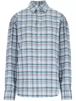 Рубашка Ориана Finamore 1925 Napoli, синий