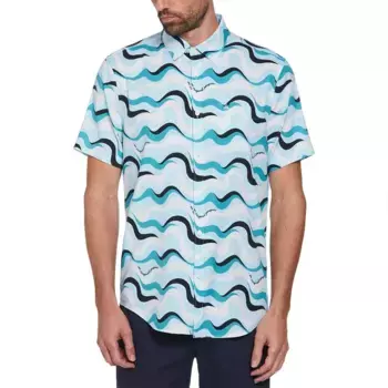 Рубашка Original Penguin Aop Wavy, разноцветный