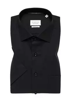 Рубашка Original Shirt Деловая, с короткими рукавами, комфортной посадки, мужская ETERNA, цвет 39 Schwarz