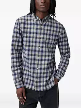 Рубашка Orin AllSaints, фиолетовый