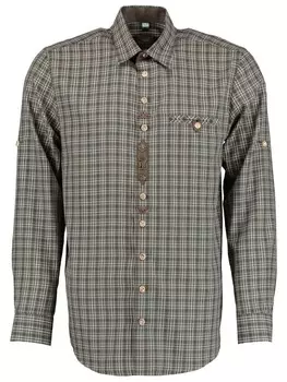 Рубашка OS-Trachten Jagdhemd Hidus, цвет trachtengrn