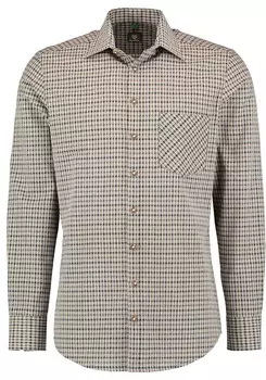 Рубашка OS Trachten Vepoia, цвет khaki/schlamm