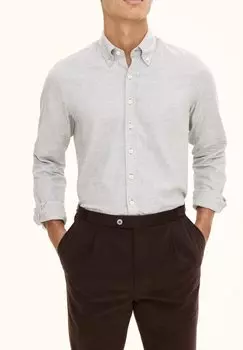 Рубашка Oscar Jacobson, светло-серый
