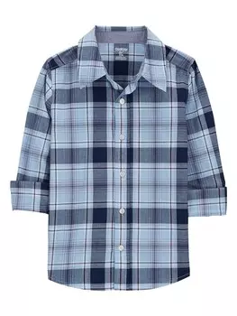 Рубашка OshKosh, цвет hellblau/dunkelblau