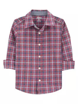 Рубашка OshKosh, цвет rot/blau