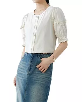 Рубашка OUNIXUE, цвет apricot