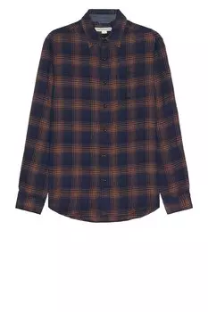 Рубашка OUTERKNOWN Transitional Flannel, цвет Midnight Blue
