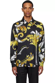 Рубашка Outline Barocco классического кроя Versace Jeans Couture, мультиколор