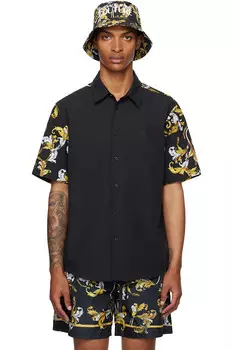 Рубашка Outline Barocco классического кроя Versace Jeans Couture, мультиколор