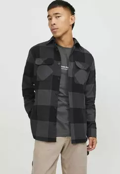 Рубашка Over Kariertes Jack & Jones, цвет asphalt