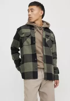 Рубашка OVER KARIERTES Jack & Jones, пыльный оливковый