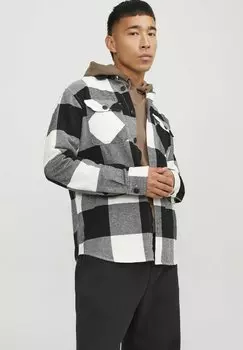 Рубашка OVER KARIERTES Jack & Jones, шепот белый