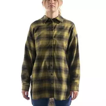 Рубашка Overcheck с бахромой Kontatto, зеленый