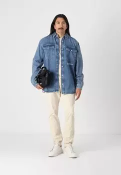 Рубашка OVERSHIRT Karl Lagerfeld Jeans, синий деним