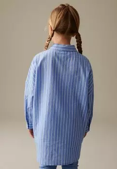 Рубашка Oversized Next, цвет blue stripe
