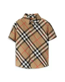 Рубашка Owen Burberry в клетку для мальчиков - Baby, коричневый/бежевый