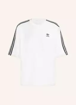 Рубашка оверсайз адиколор Adidas Originals, белый